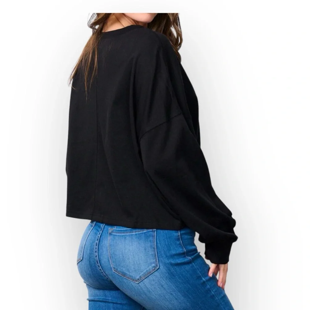 Peach Love California Cowgirl embellished pull over S M L - Picture 4 of 8